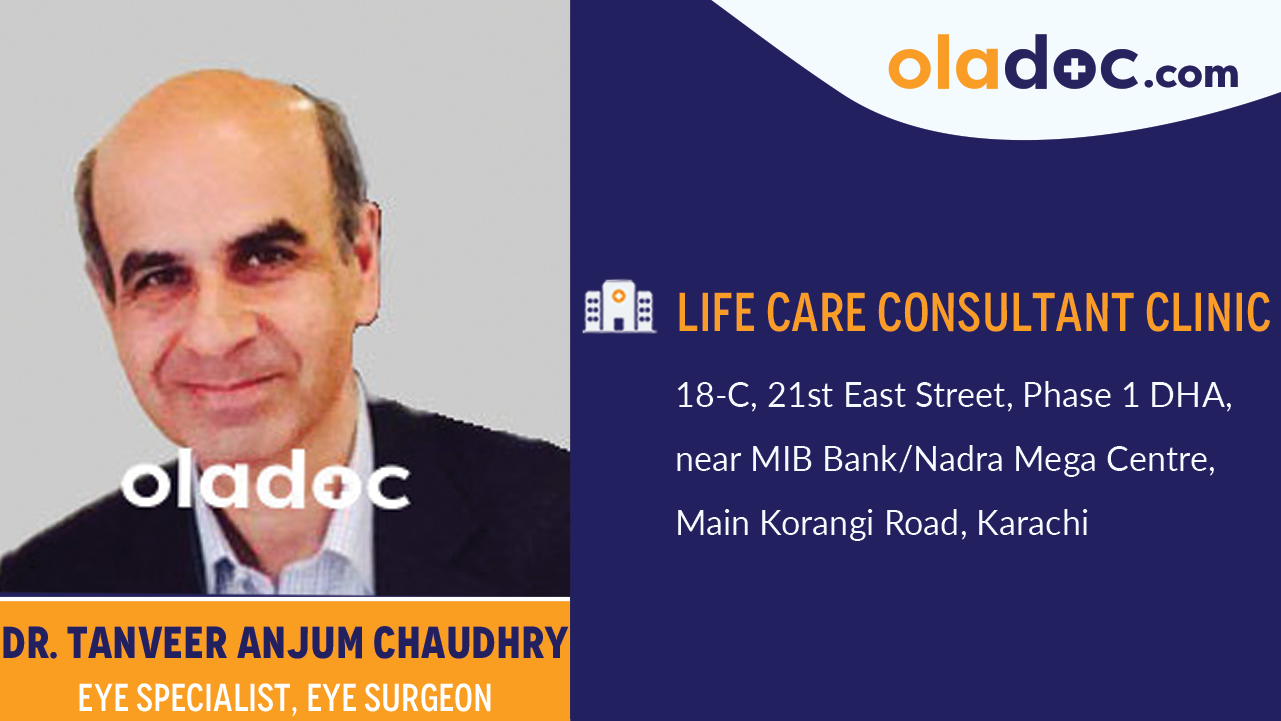 Practice location of  Dr. Tanveer Anjum Chaudhry